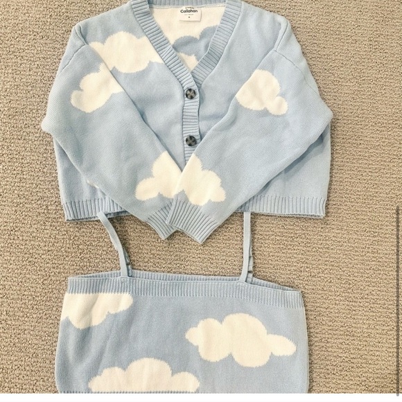 Callahan Cloud Cardigan Set  ($172)  - size medium! lots of stretch, Like NEW - Picture 5 of 7